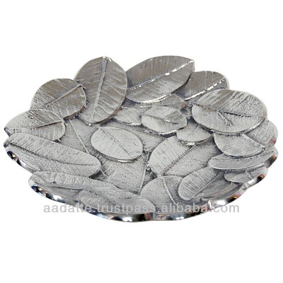 Plenti-Leaves Aluminium Platter