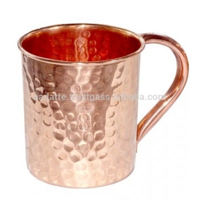 Whole sale low cost hammered copper mug