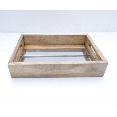 New design low price wood made serving tray