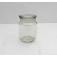 New design low price glass made jar with lid