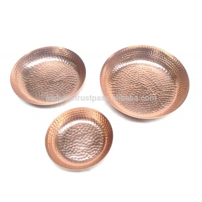 Home decoration copper tray