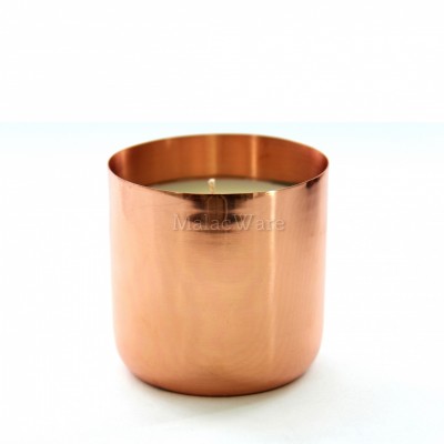 Rose gold candle holder copper candle jar