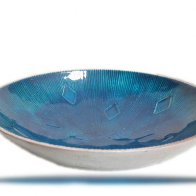 Beautiful design heavy weight enamel aluminium bowl