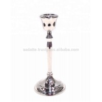 New design Indian factory home decoration aluminium candle holder