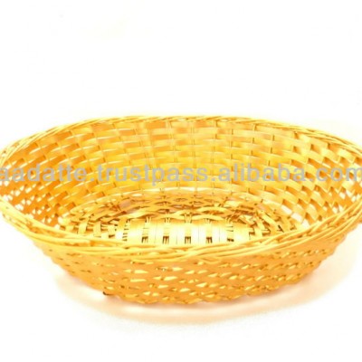 Kitchen Table Handmade Metal Golden Basket