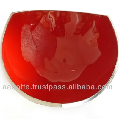 Hand Enameled Food Grade Aluminium Stylish Serving Bowl