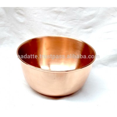 Indian manicure copper bowl