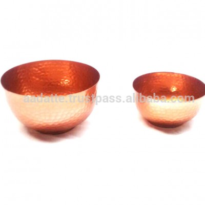 New design low cost hammered copper bowl