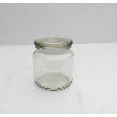 Indian factory new design glass made jar with lid